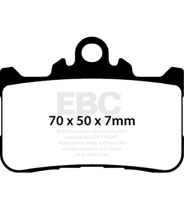 BRAKE PAD SINTERED HH