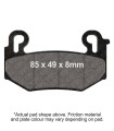 BRAKE PAD SINTERED HH
