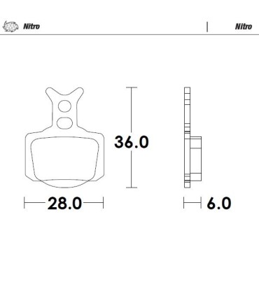 BRAKE PADS NITRO