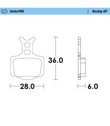 BRAKE PADS RACING GP