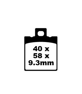 BRAKE PAD FA SER ORGANIC