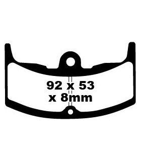 BRAKE PAD FA SER ORGANIC