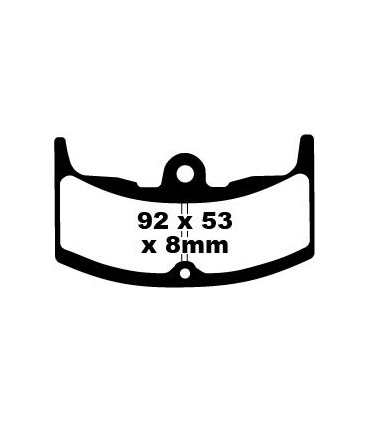 BRAKE PAD FA SER ORGANIC