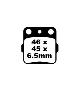 BRAKE PAD CARBON TT DIRT