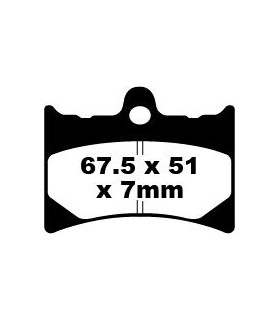 BRAKE PAD FA SER ORGANIC