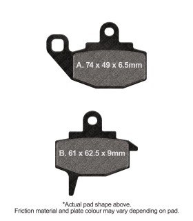 BRAKE PAD EBC FA130TT