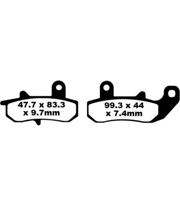 BRAKE PAD FA SER ORGANIC