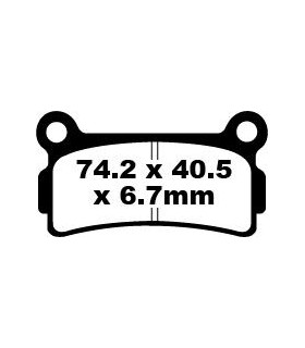 BRAKE PAD FA SER ORGANIC