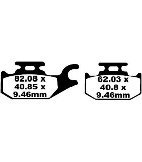 BRAKE PAD CARBON TT DIRT