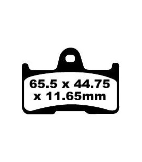 BRAKE PAD CARBON TT DIRT