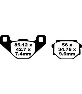 BRAKE PAD FA SER ORGANIC