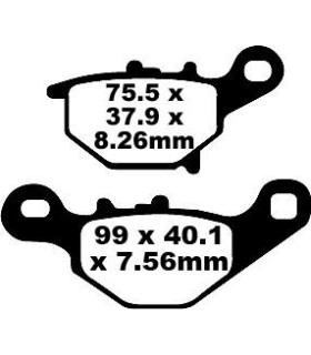 BRAKE PAD CARBON TT DIRT