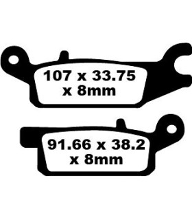BRAKE PAD CARBON TT DIRT