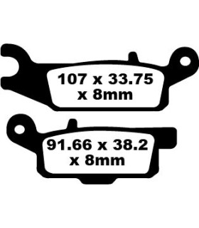 BRAKE PAD CARBON TT DIRT