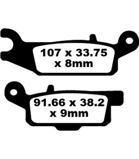 BRAKE PAD CARBON TT DIRT