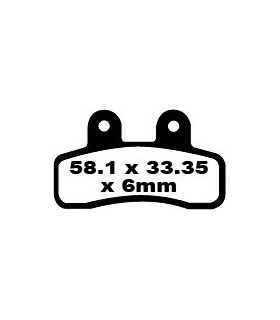 BRAKE PAD FA SER ORGANIC