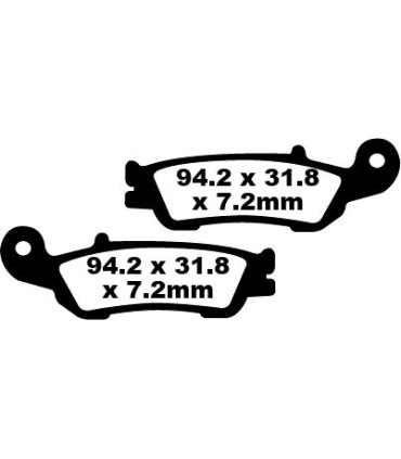 BRAKE PAD CARBON TT DIRT