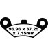 BRAKE PAD CARBON TT DIRT