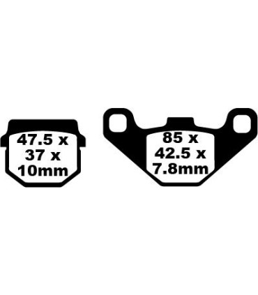 BRAKE PAD SFA ORG SCOOTER