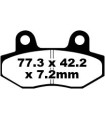 BRAKE PAD SFA ORG SCOOTER