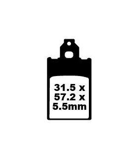 BRAKE PAD SFA ORG SCOOTER