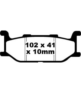 BRAKE PAD SFA ORG SCOOTER