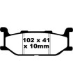 BRAKE PAD SFA ORG SCOOTER
