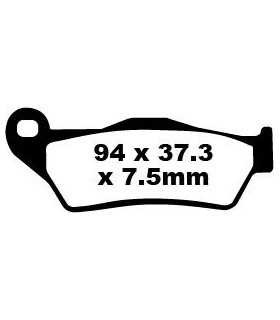 BRAKE PAD SFA ORG SCOOTER