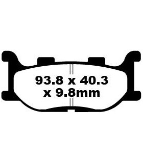 BRAKE PAD SFA ORG SCOOTER