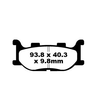 BRAKE PAD SFA ORG SCOOTER