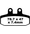 BRAKE PAD SFA ORG SCOOTER