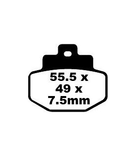 BRAKE PAD SFA ORG SCOOTER