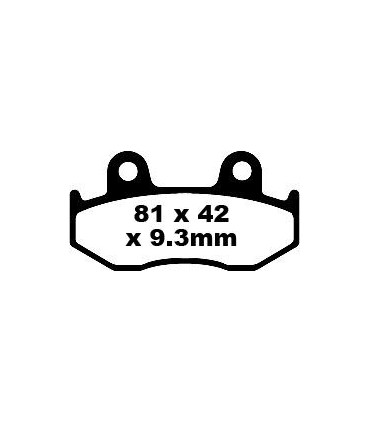 BRAKE PAD SFA ORG SCOOTER