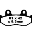 BRAKE PAD SFA ORG SCOOTER