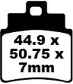 BRAKE PAD SFA ORG SCOOTER