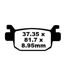 BRAKE PAD SFA ORG SCOOTER