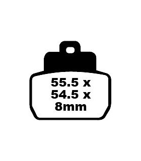 BRAKE PAD SFA ORG SCOOTER