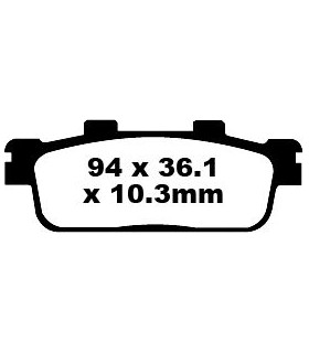 BRAKE PAD SFA ORG SCOOTER