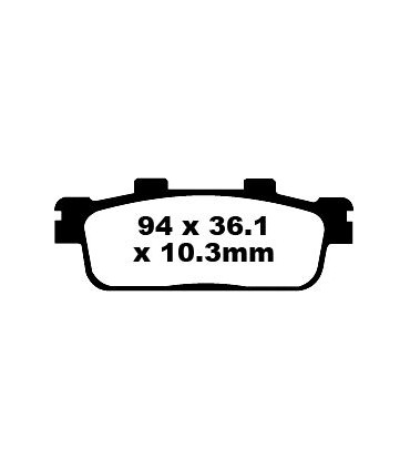 BRAKE PAD SFA ORG SCOOTER