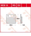 BRAKE PAD TRW MCB19