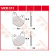 BRAKE PAD TRW MCB511