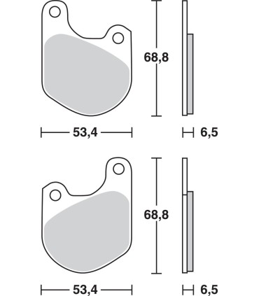BRAKE PAD TRW MCB511