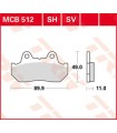 BRAKE PAD TRW MCB512