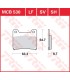 BRAKE PAD TRW MCB530