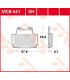 BRAKE PAD TRW MCB541