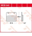 BRAKE PAD TRW MCB542