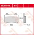 BRAKE PAD TRW MCB559