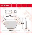 PLAQUETTES DE FREIN TRW MCB583