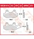 BRAKE PAD TRW MCB615SV