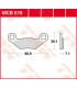 BRAKE PAD TRW MCB619